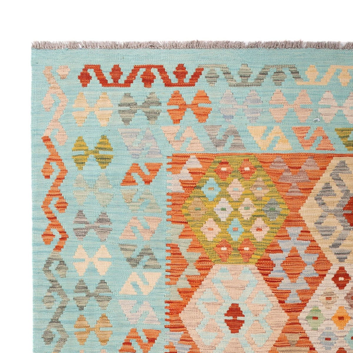 Kelim Teppich - Splash - 305 x 195 cm - mehrfarbig