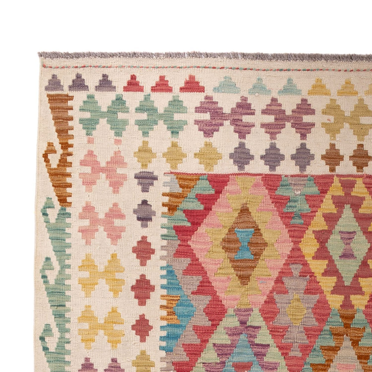 Kelim Teppich - Splash - 300 x 201 cm - mehrfarbig