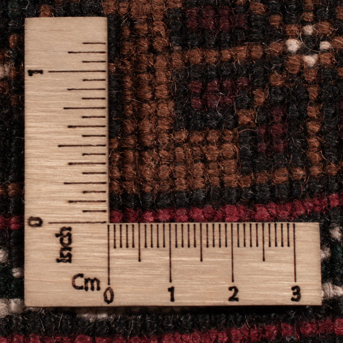 Belutsch Teppich - 188 x 112 cm - dunkelrot