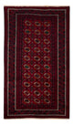 Belutsch Teppich - 190 x 111 cm - dunkelrot