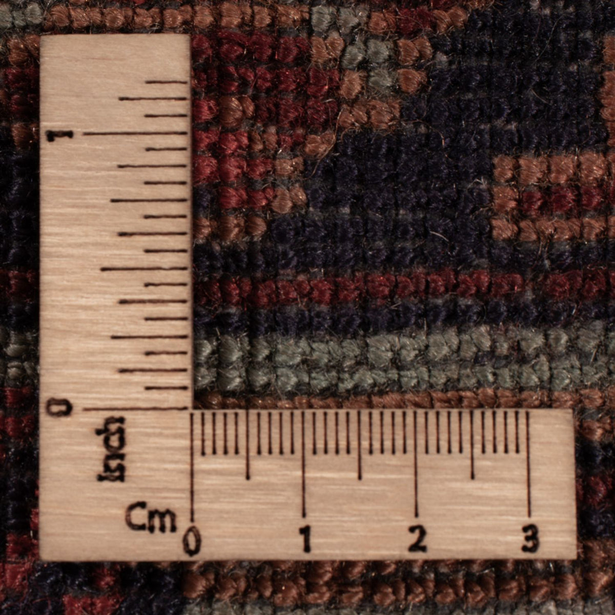 Belutsch Teppich - 200 x 122 cm - dunkelrot