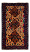 Tappeto Belutsch 116x197cm - Tappeto orientale - beige - Rettangolo / Beige / 116 x 197 cm Rettangolo