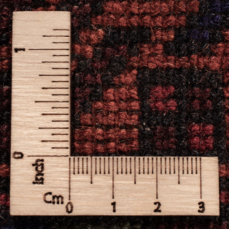 Belutsch Teppich - 193 x 130 cm - dunkelrot