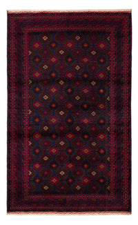 Tapis Belutsch - 194 x 122 cm - rouge foncé