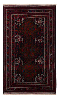 Tapis Belutsch - 202 x 119 cm - rouge foncé