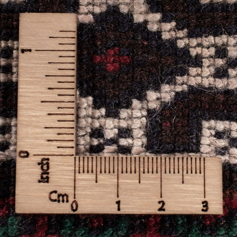 Belutsch Teppich - 185 x 119 cm - dunkelrot