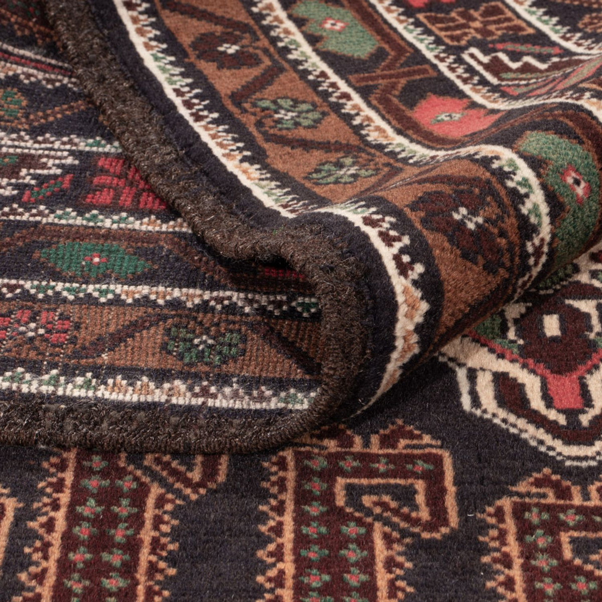 Belutsch Teppich - 192 x 112 cm - dunkelbeige