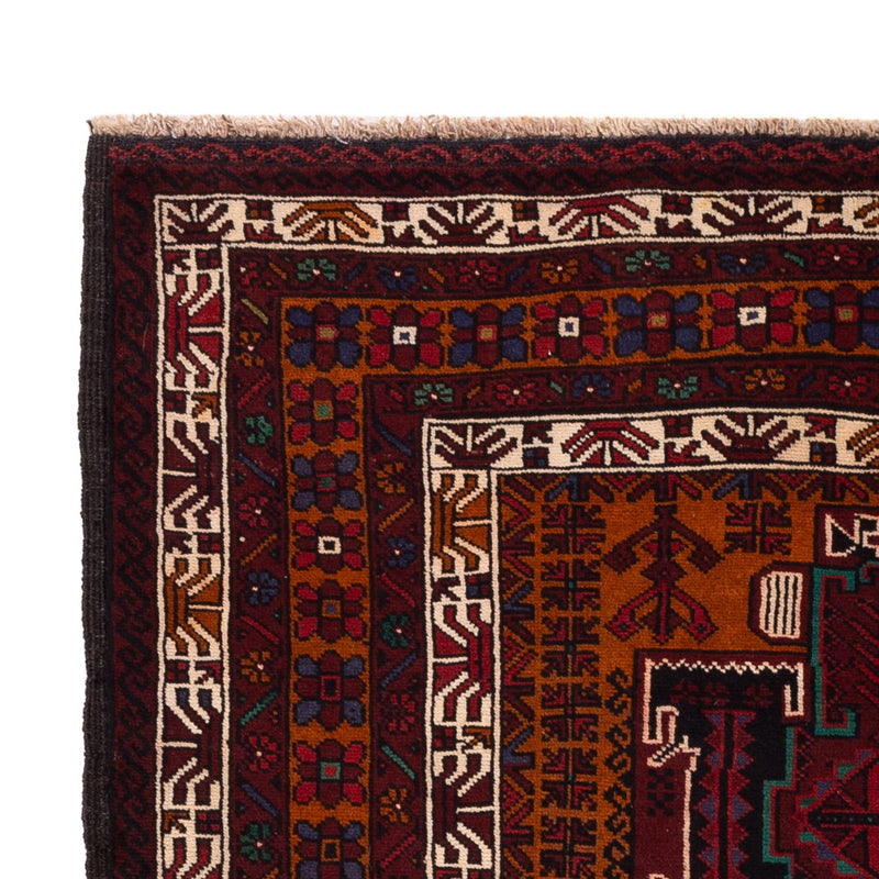 Belutsch Teppich - 198 x 123 cm - dunkelrot