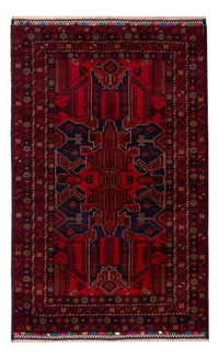 Tappeto Belutsch - 184 x 116 cm - rosso scuro