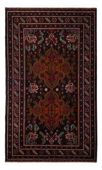 Tapis de couloir Tapis Belutsch - 201 x 114 cm - rouge foncé