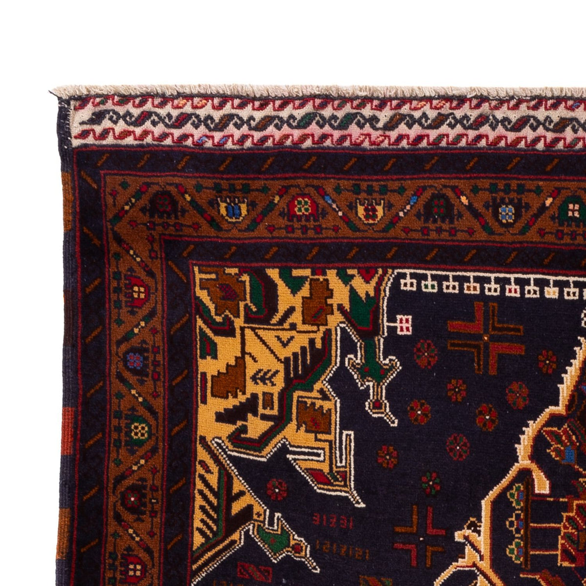 Belutsch Teppich - 195 x 120 cm - mehrfarbig