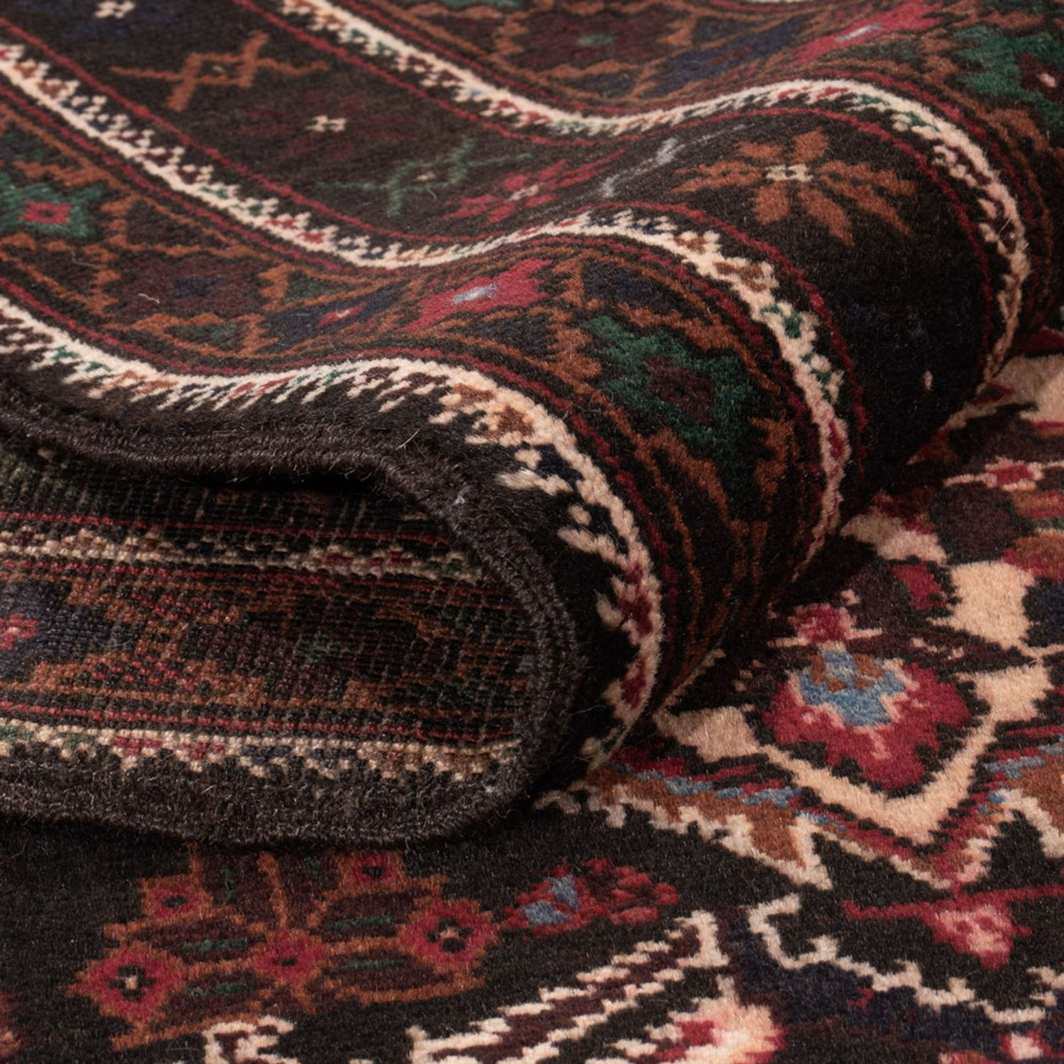 Belutsch Teppich - 202 x 115 cm - mehrfarbig