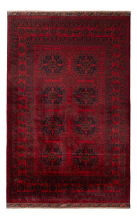 Tapis afghan - Kunduz - 197 x 127 cm - rouge