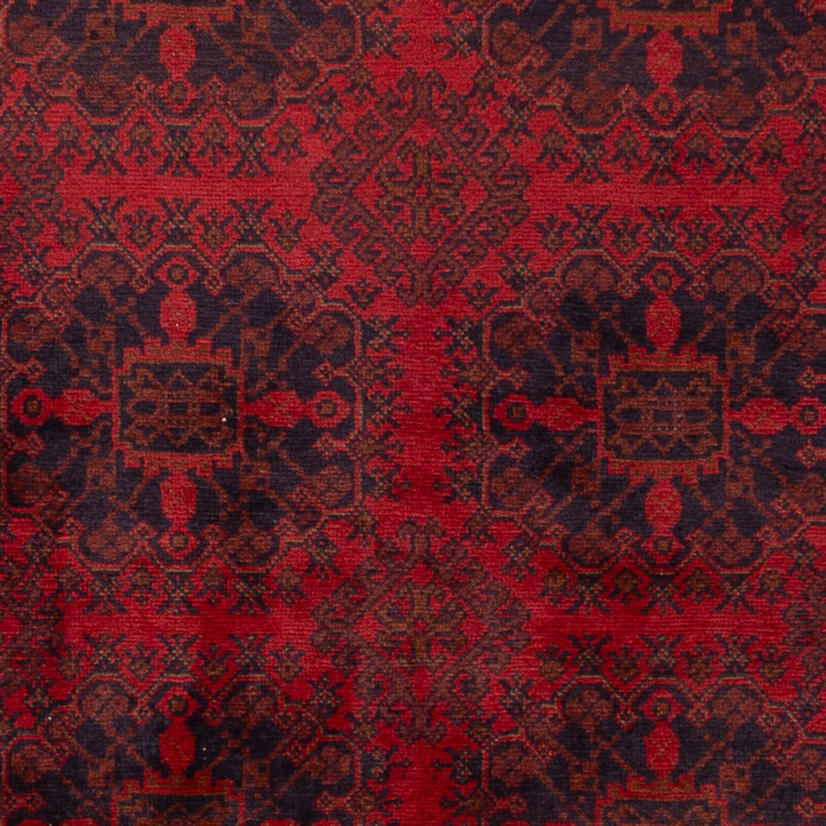 Afghan Teppich - Kunduz - 197 x 127 cm - rot