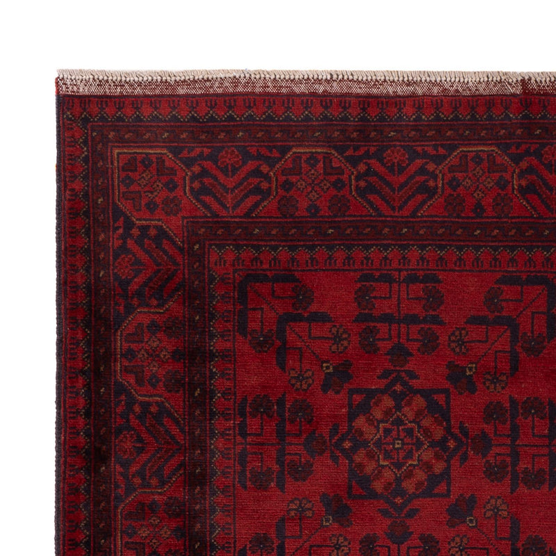 Afghan Teppich - Kunduz - 203 x 129 cm - rot