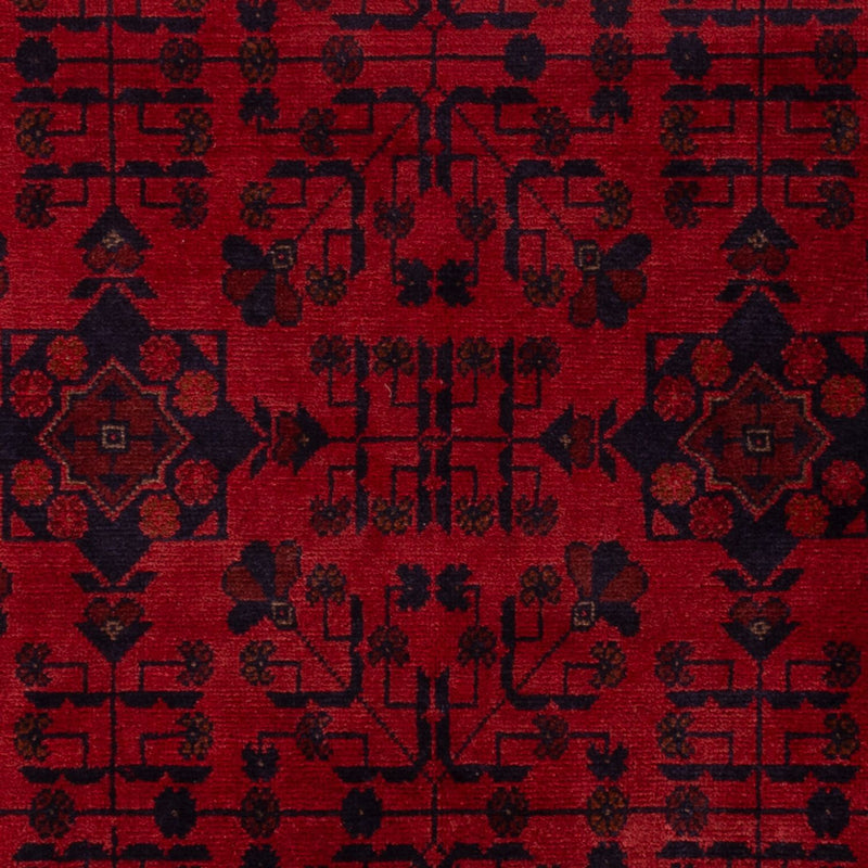 Afghan Teppich - Kunduz - 200 x 125 cm - rot