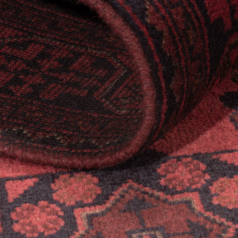 Afghan Teppich - Kunduz - 200 x 125 cm - rot