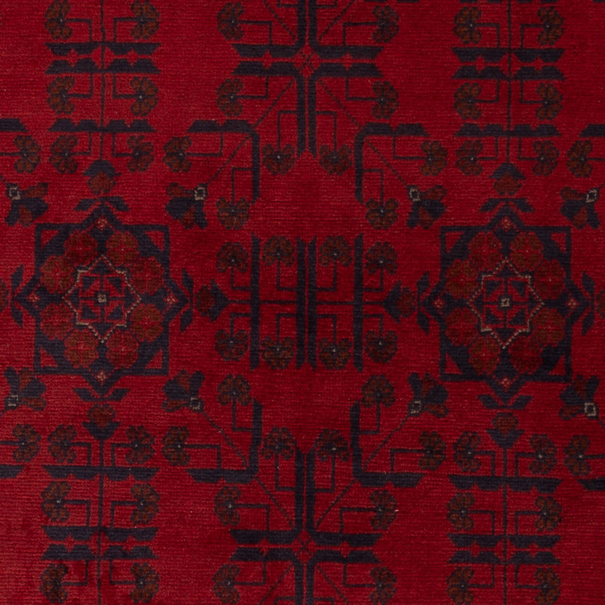 Afghan Teppich - Kunduz - 196 x 127 cm - rot