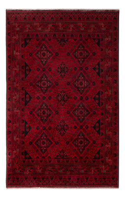 Afghan Teppich - Kunduz - 196 x 124 cm - rot