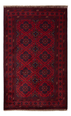 Afghan Teppich - Kunduz - 200 x 122 cm - rot