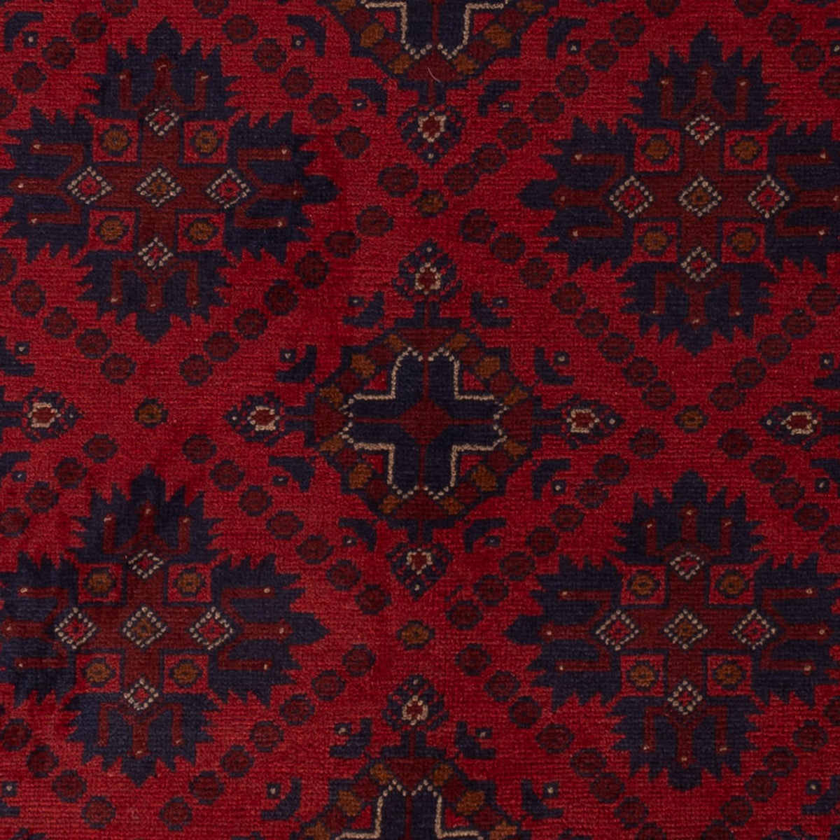 Afghan Teppich - Kunduz - 200 x 122 cm - rot