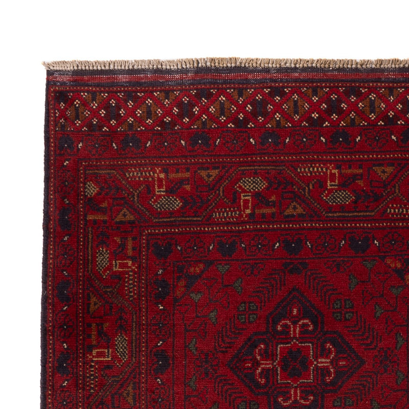 Afghan Teppich - Kunduz - 194 x 121 cm - rot