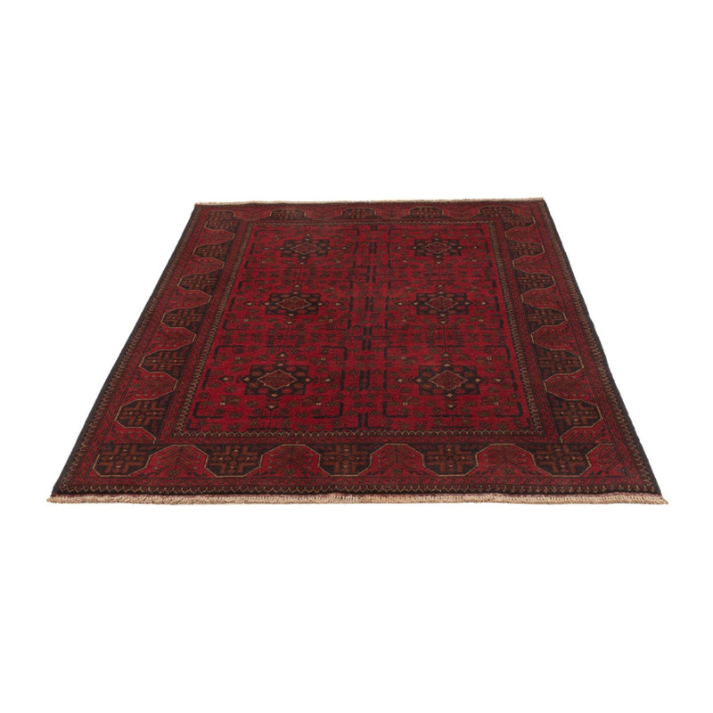 Afghan Teppich - Kunduz - 201 x 126 cm - rot
