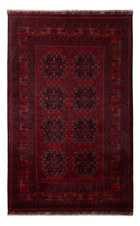 Tapis afghan - Kunduz - 202 x 127 cm - rouge