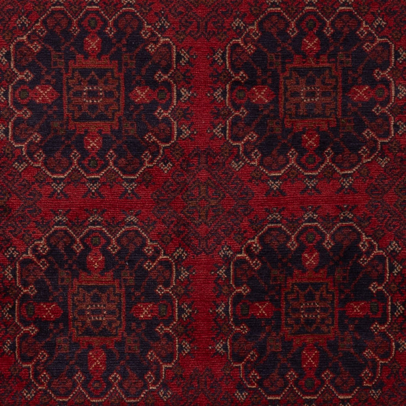 Afghan Teppich - Kunduz - 202 x 127 cm - rot