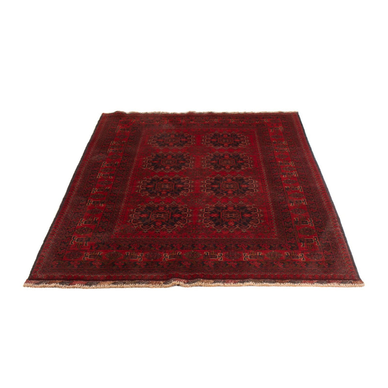 Afghan Teppich - Kunduz - 202 x 127 cm - rot