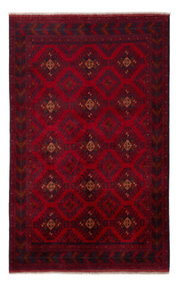 Tapis afghan - Kunduz - 207 x 125 cm - rouge