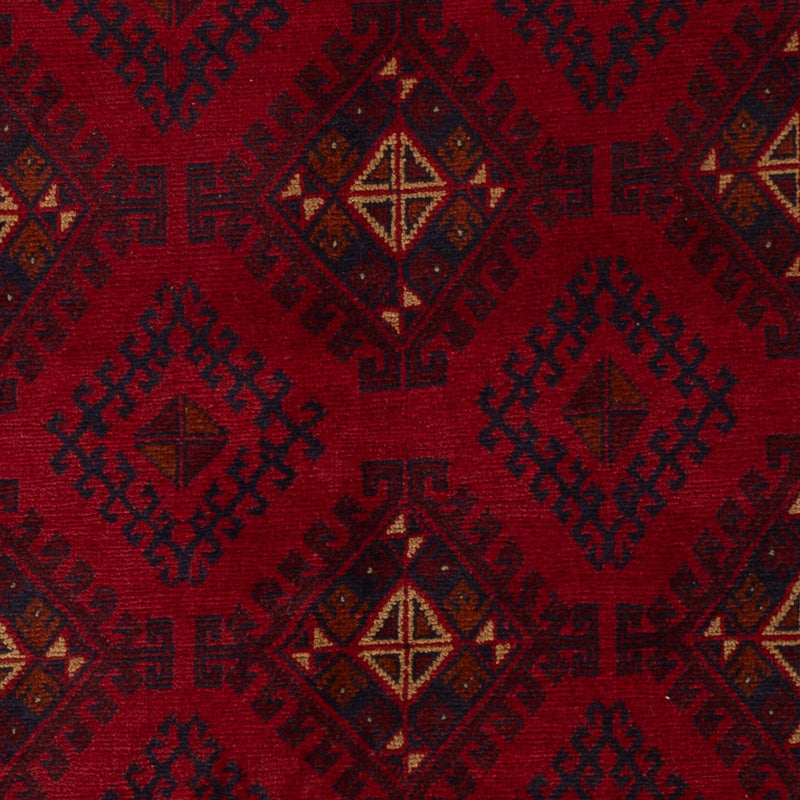 Afghan Teppich - Kunduz - 207 x 125 cm - rot