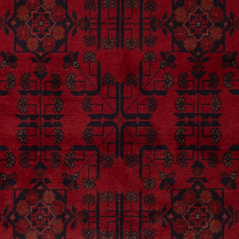 Afghan Teppich - Kunduz - 198 x 126 cm - rot