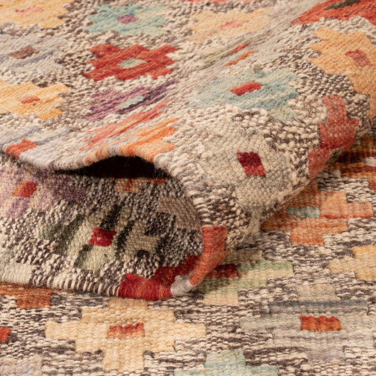 Kelim Teppich - Splash - 307 x 208 cm - mehrfarbig