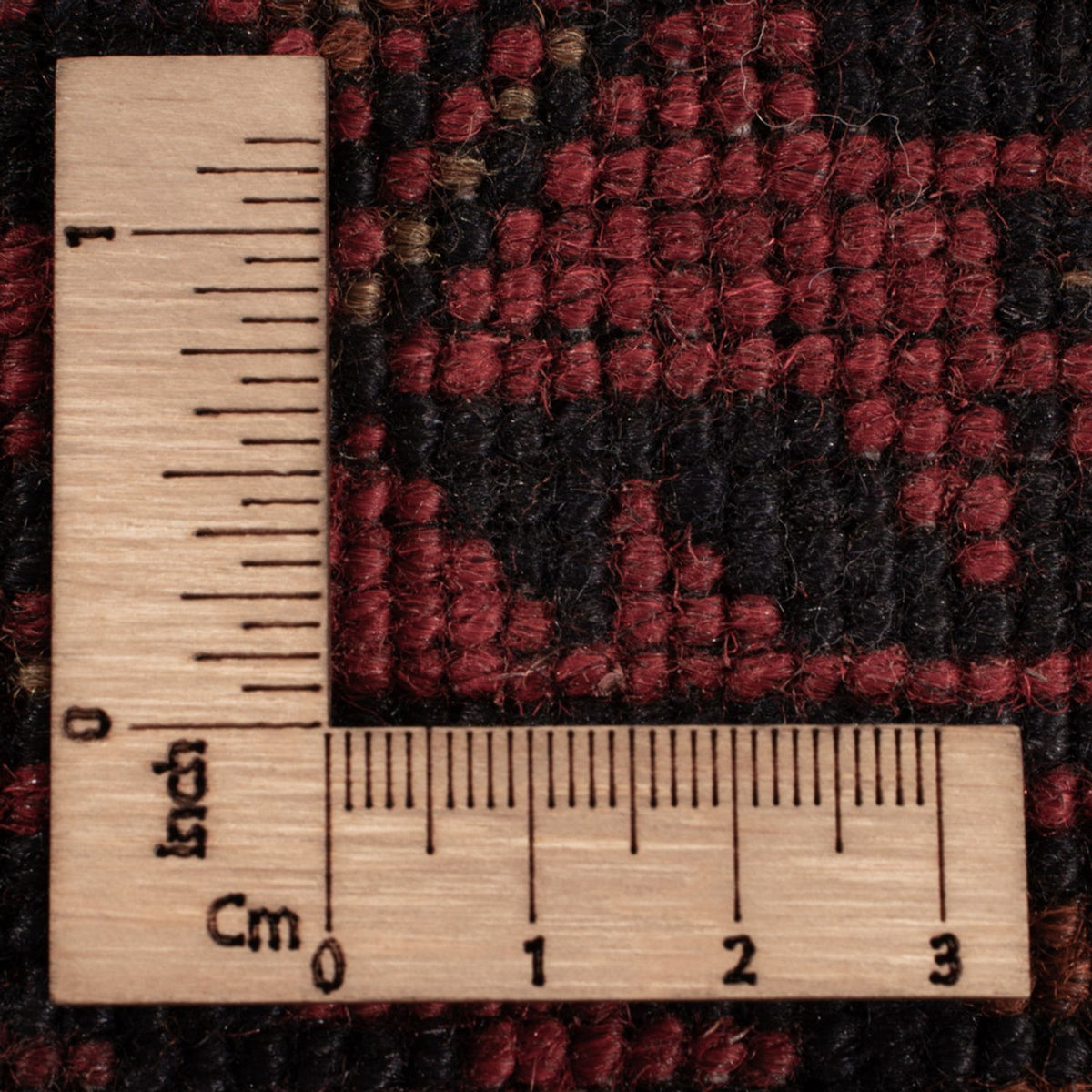 Afghan Teppich - Kunduz - 200 x 127 cm - dunkelrot