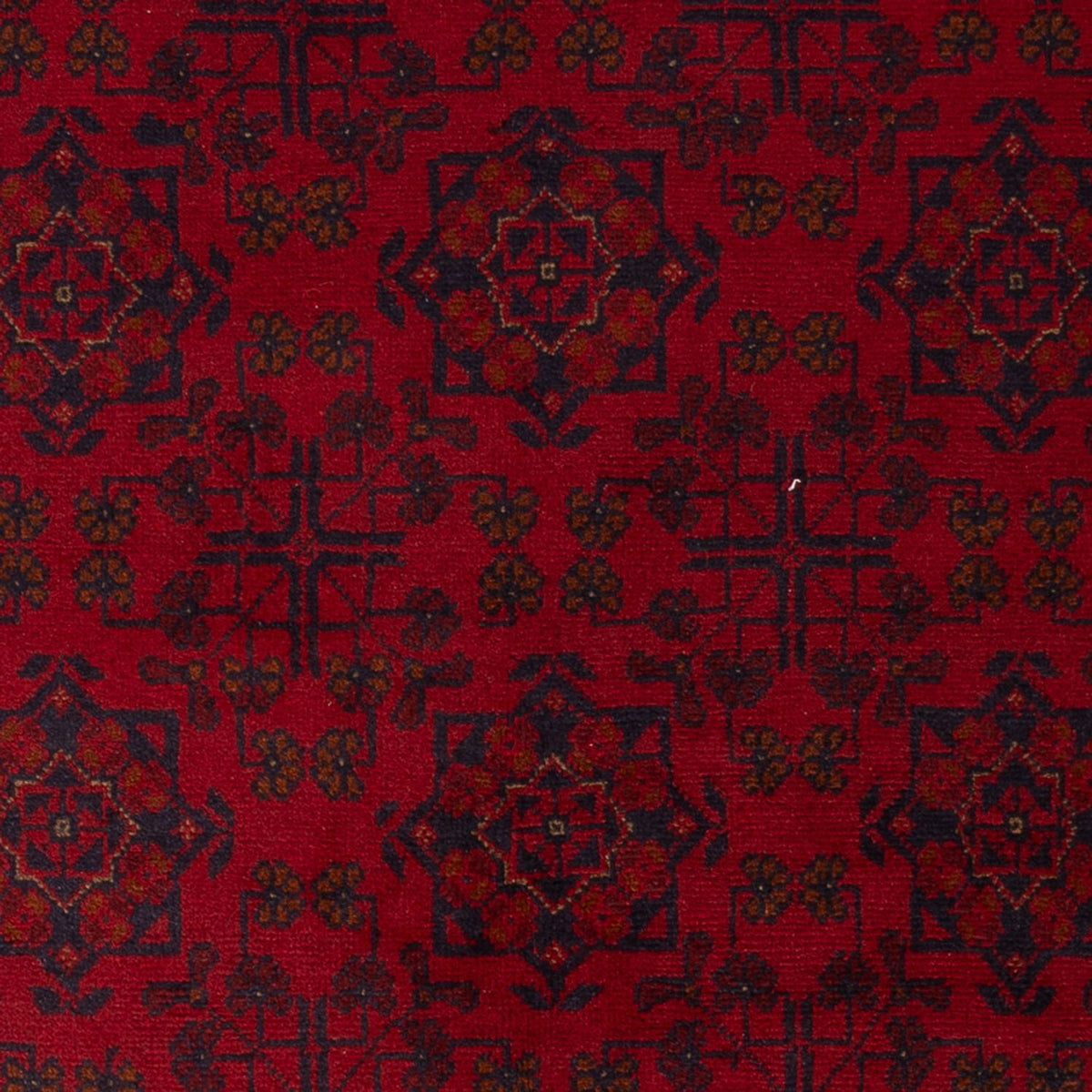 Afghan Teppich - Kunduz - 195 x 123 cm - dunkelrot