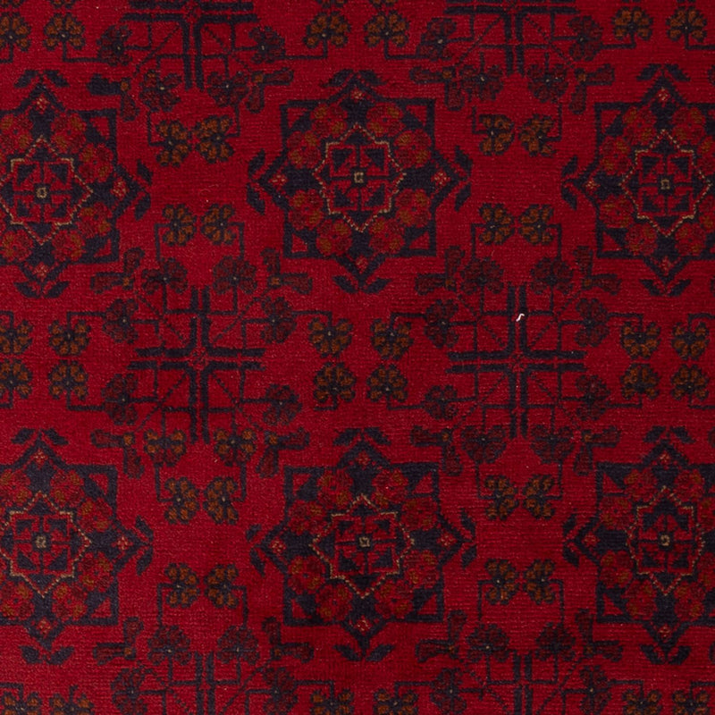 Afghan Teppich - Kunduz - 195 x 123 cm - dunkelrot