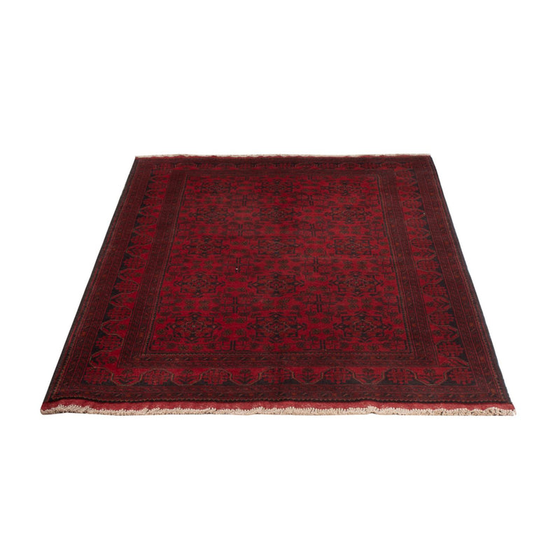 Afghan Teppich - Kunduz - 195 x 123 cm - dunkelrot