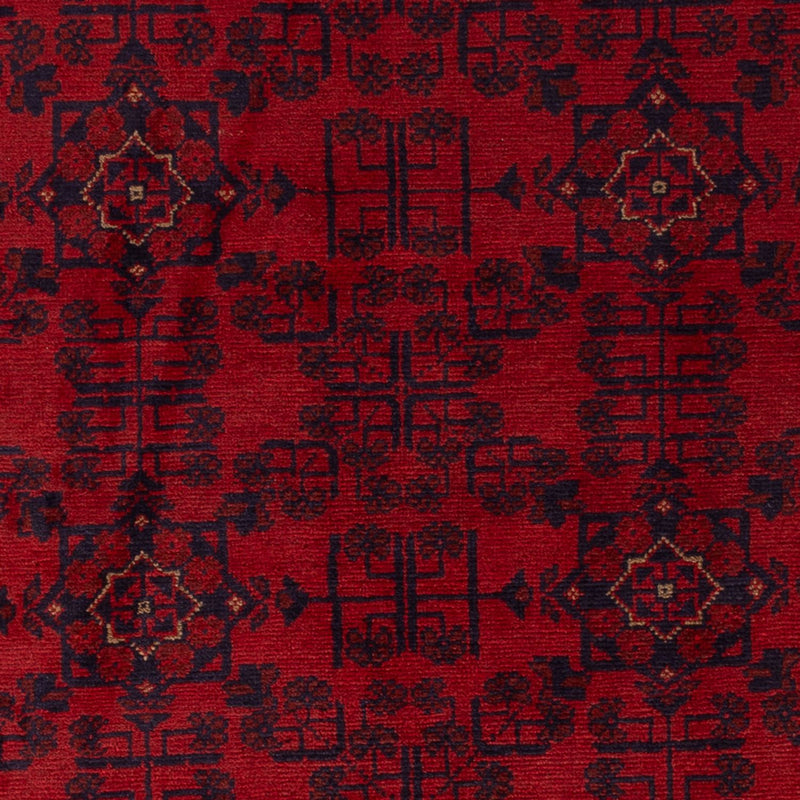 Afghan Teppich - Kunduz - 193 x 124 cm - dunkelrot