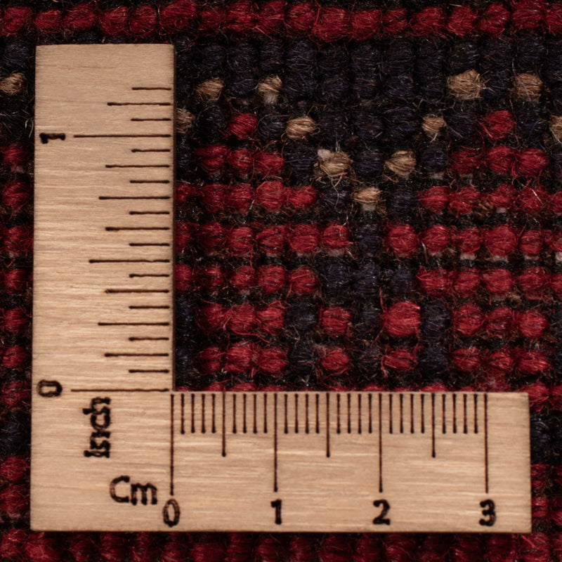 Afghan Teppich - Kunduz - 193 x 124 cm - dunkelrot