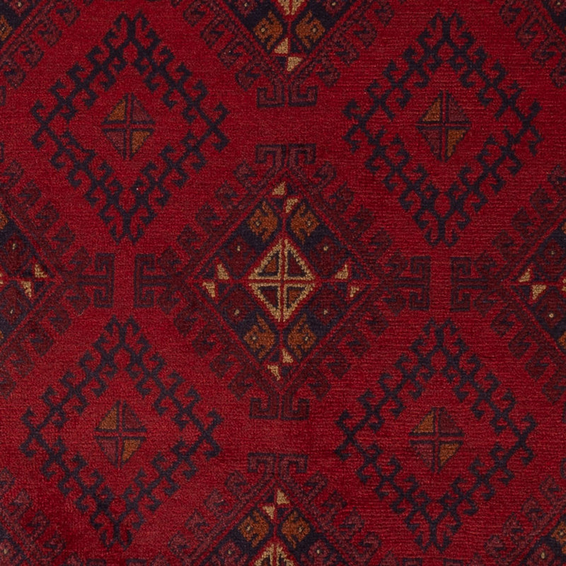 Afghan Teppich - Kunduz - 195 x 125 cm - dunkelrot