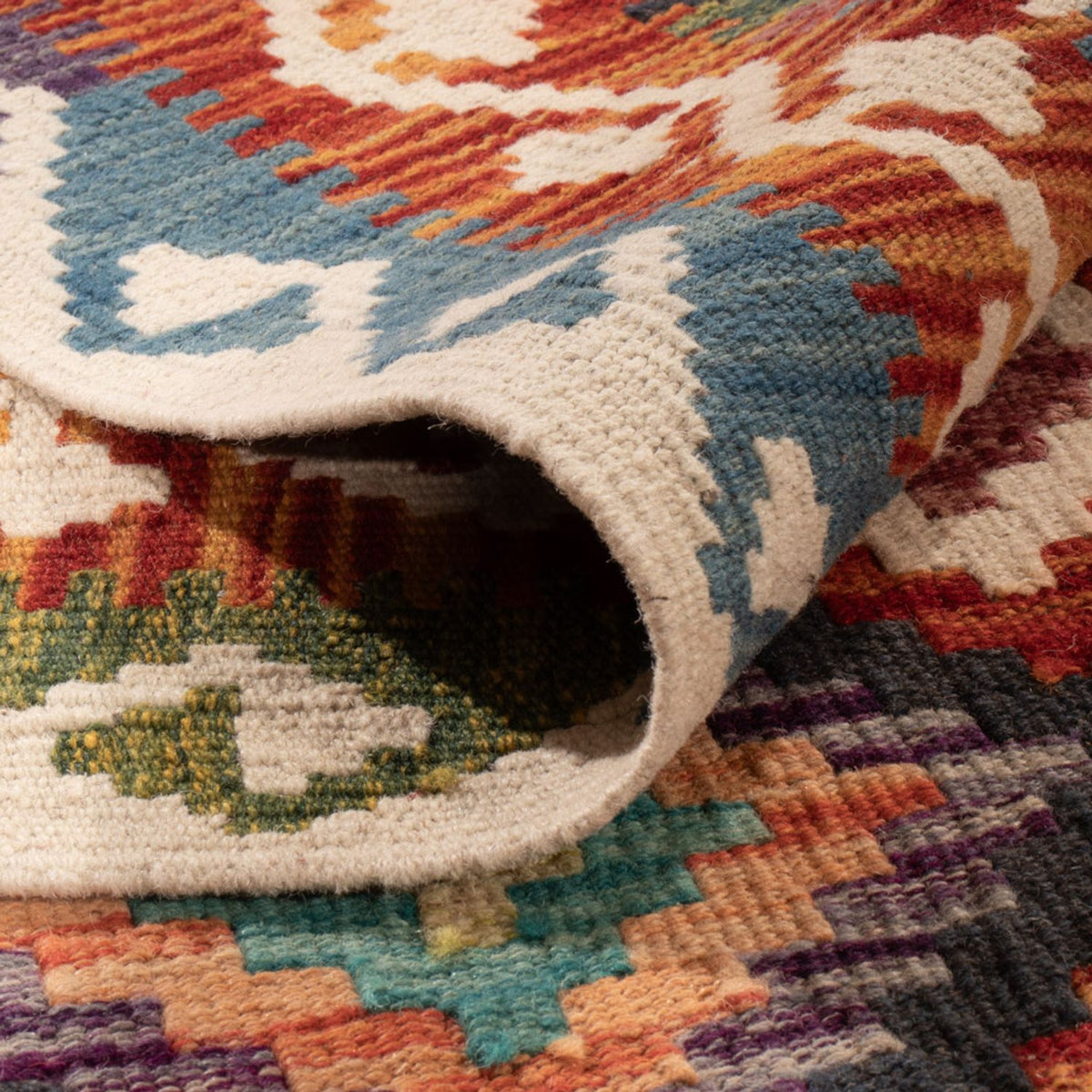 Kelim Teppich - Splash - 282 x 201 cm - mehrfarbig