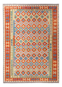 Tapis Kelim - Splash - 298 x 208 cm - multicolore