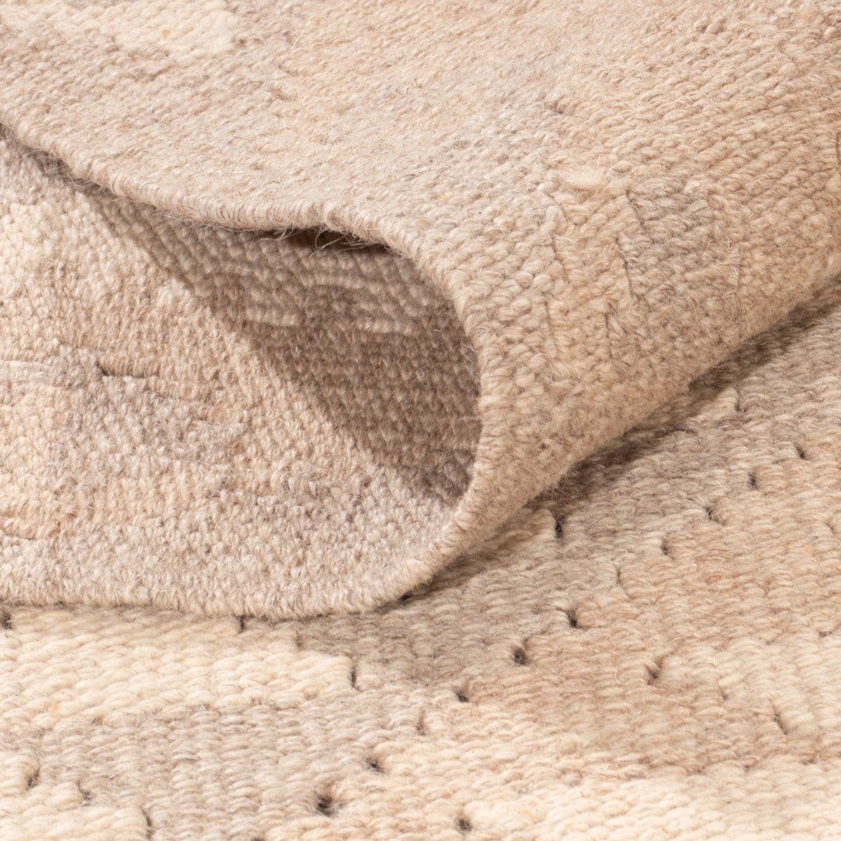 Kelim Teppich - Splash - 280 x 198 cm - hellgrau