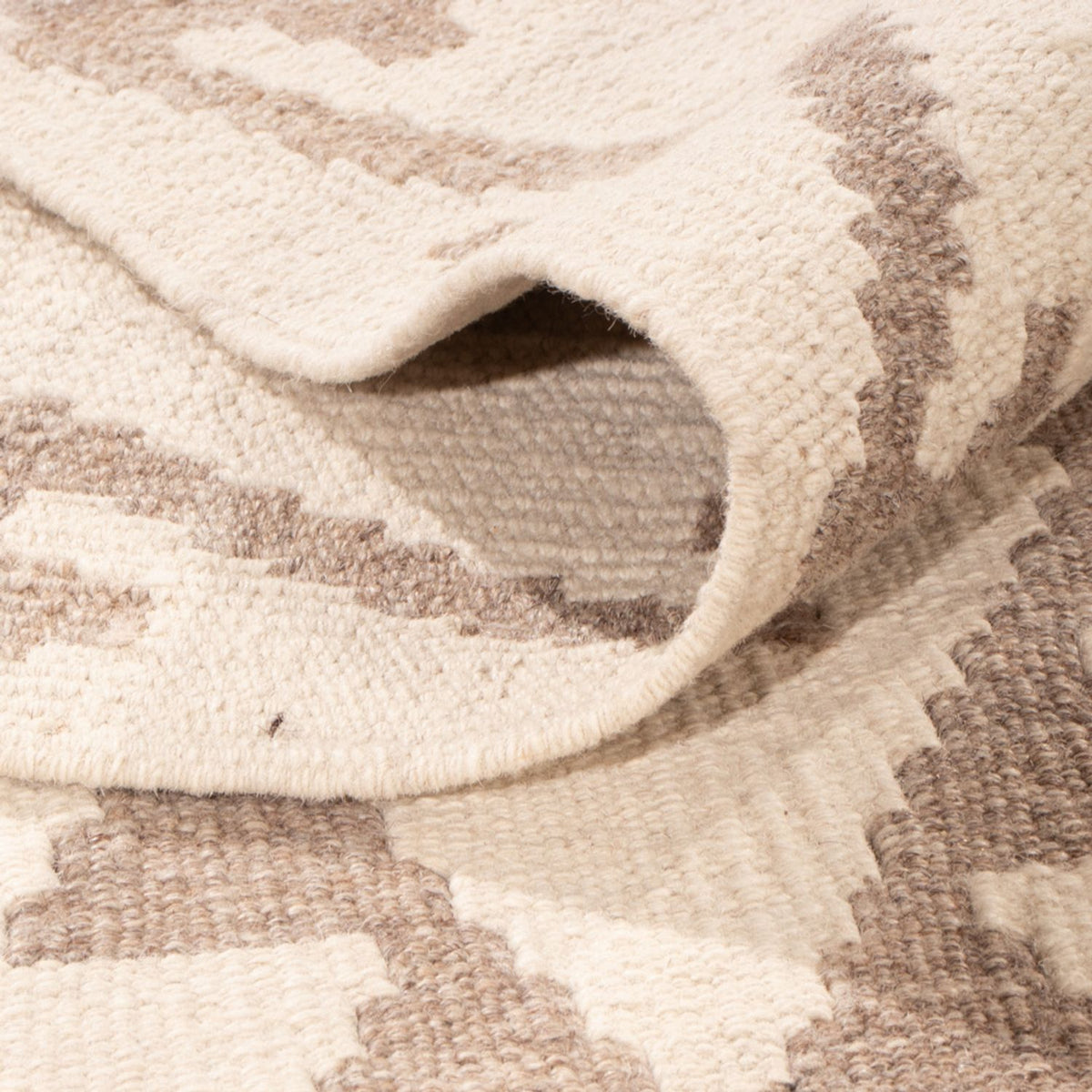 Kelim Teppich - Splash - 300 x 200 cm - hellgrau