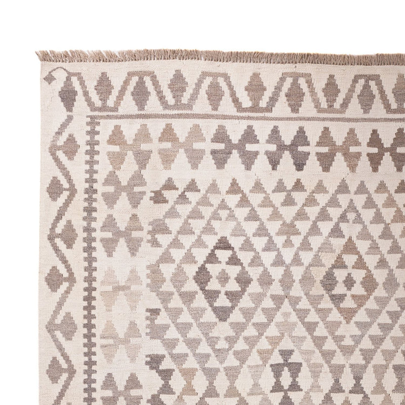 Kelim Teppich - Splash - 294 x 208 cm - grau