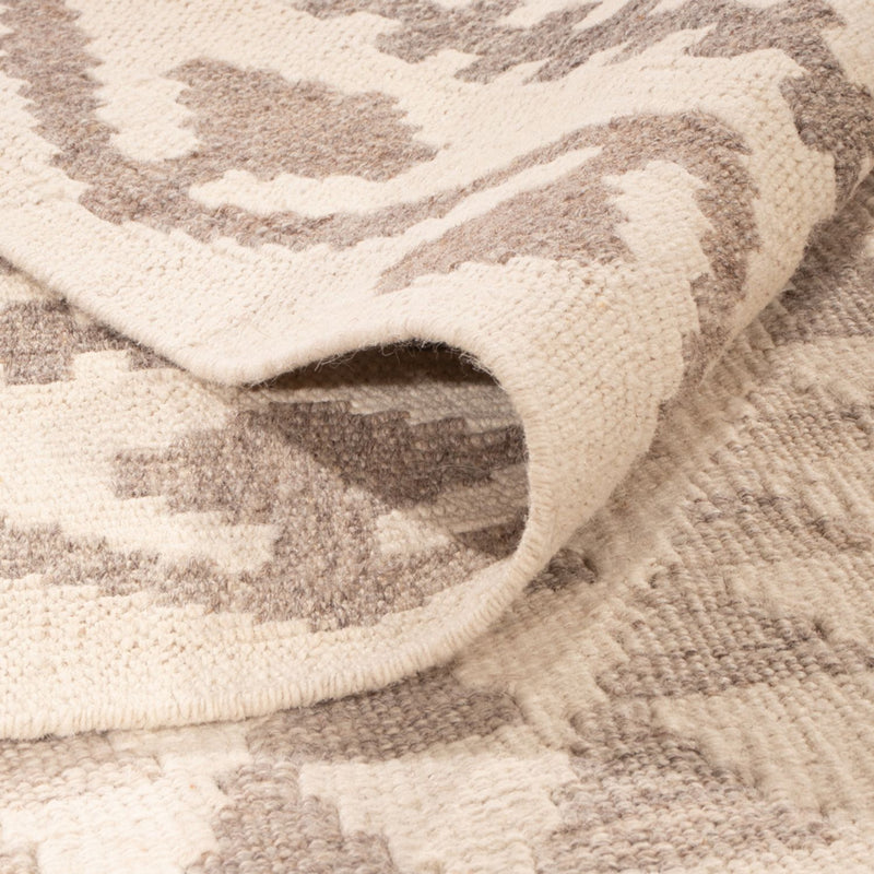 Kelim Teppich - Splash - 294 x 208 cm - grau