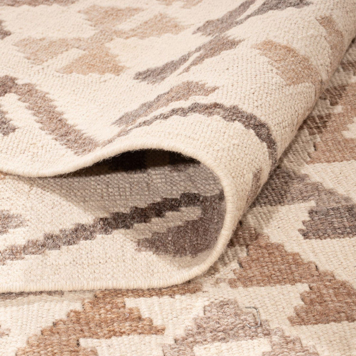 Kelim Teppich - Splash - 290 x 199 cm - grau