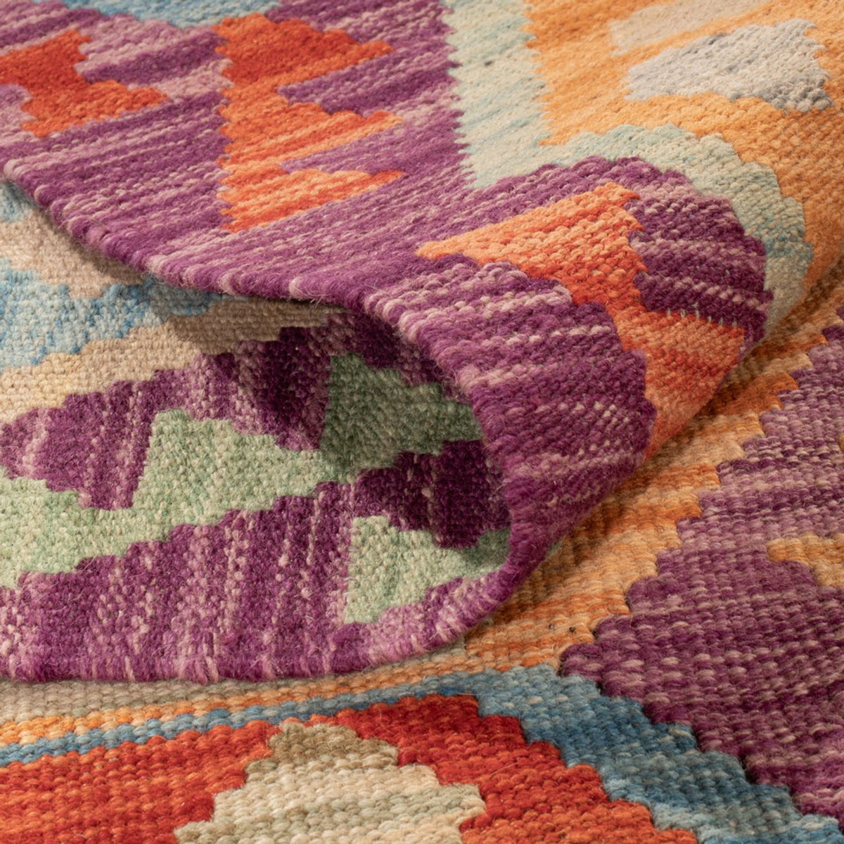 Kelim Teppich - Splash - 313 x 206 cm - mehrfarbig