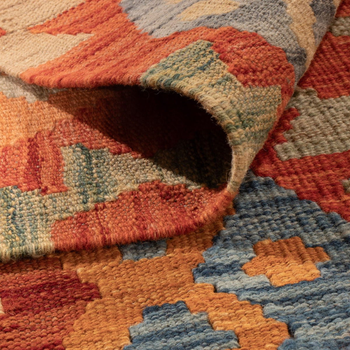 Kelim Teppich - Splash - 301 x 206 cm - mehrfarbig